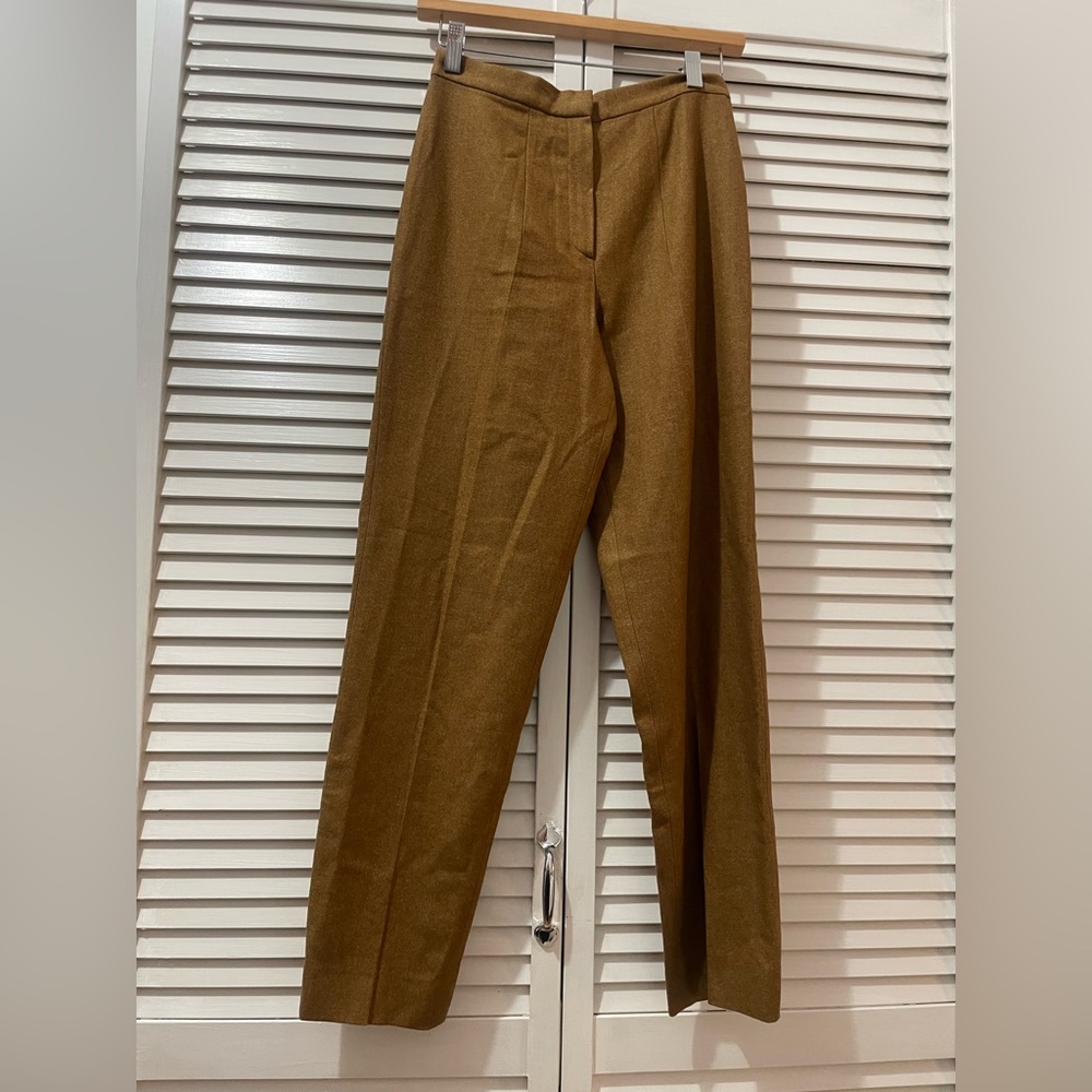 High Waist Wool Pants